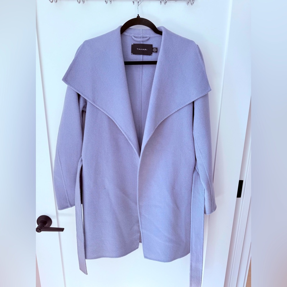 Blue Wool Cashmere Blend Coat - Women, S
